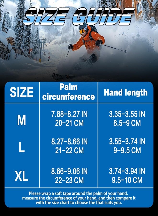 faralite Waterproof ski Gloves (M, Graffiti) - Image 2